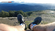 En la cima de La Mola con las New Balance Leadville v3