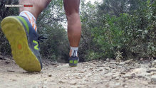 Traccin asegurada con las New Balance Leadville v3