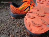 New Balance Vazee Summit detalle desgaste suela 268km.