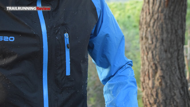 o2 waterproof trail jacket
