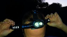 OLIGHT H27W: Ajustando el frontal