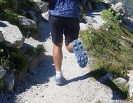 La innovadora y sorprendente suela de las zapatillas On Cloudventure en acción.