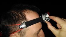 Petzl NAO+: Cambiando de modo para alargar la batera.