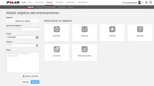 La plataforma Polar Flow nos ayuda a preparar nuestros entrenamientos según objetivos