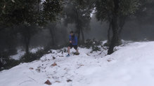 Los tacos de 6mm nos dieron buen agarre en subidas con una fina capa de nieve