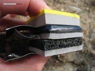 Opciones de amortiguación de diferentes materiales