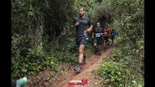 Incluso corrimos una carrera de 15km con las Salming Trail Hydro