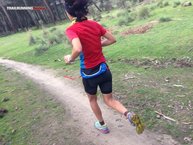 Salomon Agile Belt 500 Set: corriendo con el cinturn CASI VACO podemos llevarlo a la altura de la cadera