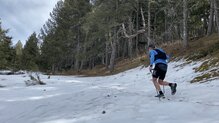 Salomon Alphacross 3. Con nieve, nos a sorprendido su buena respuesta.