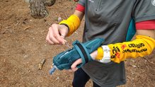 Salomon Pulse HandHeld: cinta en la cremallera para abrir/cerrar fcil con guantes o en movimiento