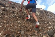 Salomon S-Lab Sense 5 Ultra en acción, muy buena flexibilidad