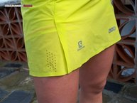 Falda Salomon S-Lab Sense Skort, usada por las mejores corredoras de Resistencia.