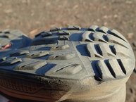 Salomon S-Lab Wings 8: Ms de 200 km a sus espaldas y con apenas rasguos en la suela (taln)