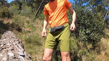 Bolsillo del Salomon Sense Short M cargado al máximo