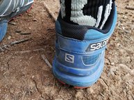 Logo de la marca en las Salomon SpeedCross 4