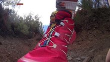 La zona central de toda la lengeta de las Salomon Speedcross Pro W est ligeramente acolchada para evitar las marcas de los cordones.