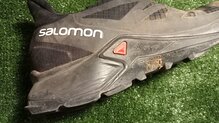 Salomon Supercross 3, poca compactacin en media suela.