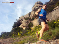 Salomon Trail Runner Sleveless Tee: In action