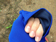 Salomon Trail Runner Warm: Interior de los puños transpirable