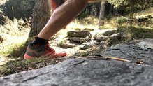 Los tacos algo prominentes de las Salomon Trailster ciertamente contribuyen a un buen agarre