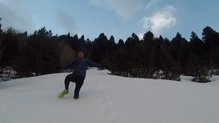 Salomon XA Elevate en abundante nieve.