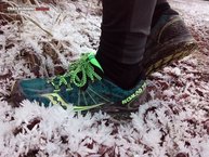 Saucony Nomad TR. Cierta proteccin frente a la nieve