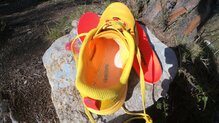 Para conseguir una mayor ligereza, en estas nuevas Saucony Peregrine 12, se ha tenido que reducir material.
