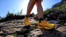 El sistema de ajuste de las Saucony Peregrine 12  consigue sujetar de forma correcta el pie.