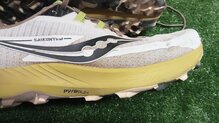 Saucony Peregrine 13, poca compactación.