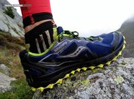 Saucony Peregrine 6: no es impermeable, pero evacua muy bien el agua