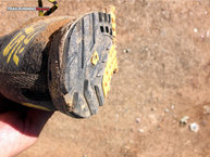 Scott Kinabalu RC_ Detalle del desgaste en el taln