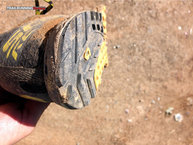Scott Kinabalu RC_ Detalle del desgaste en el talón