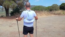 La mayoría de la carga va en los bolsillos traseros.
