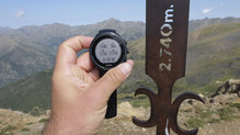 En la cima del Casamanya nos marc una pequea variacin