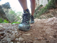 Las Topo Athletic Terraventure en subidas.