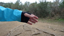 Puños de lycra de la Uglow Rain Jacket limited edition.