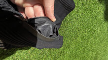 X-Bionic Effektor 4.0 Trail Running Shorts: detalle del interior impermeable del bolsillo