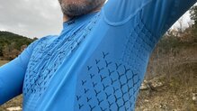 X-Bionic Twyce Run Shirt 4.0. Canales de aire en la zona de la axila.