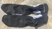X-Socks Run Speed Two 4.0. Detalle del interior y exterior del calcetín 