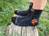 Vista lateral y refuerzos X-Socks Trail Run
