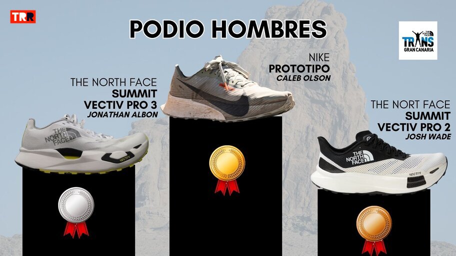 Podio masculino The North Face Transgrancanaria 2025