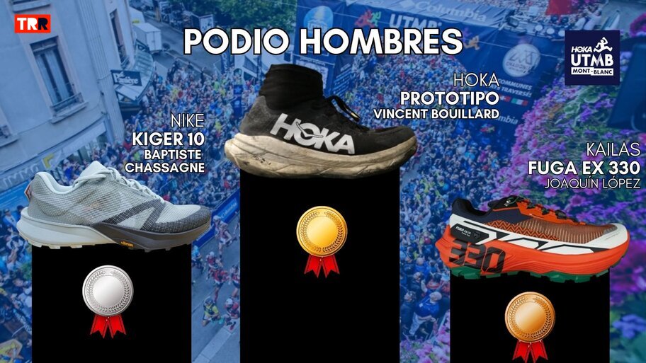 Podio masculino UTMB 2024