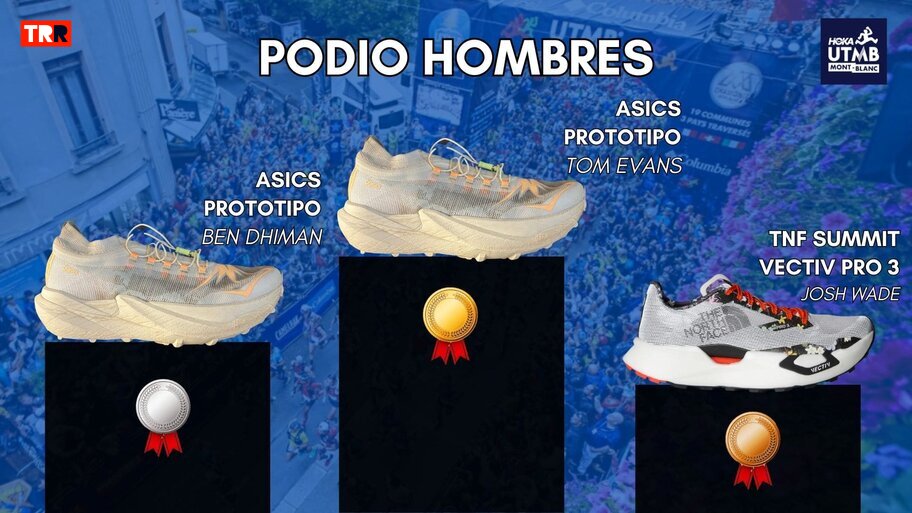 Podio masculino UTMB 2025 Podio masculino UTMB 2025