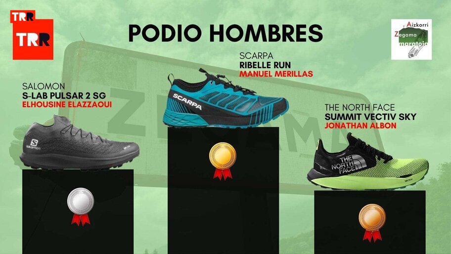 Podio masculino.