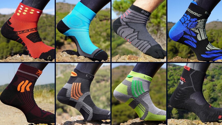 Cómo tienen que ser los calcetines de trail running?